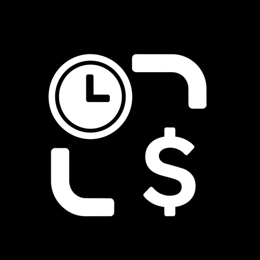 TrueCost app icon centered on a warm beige note background